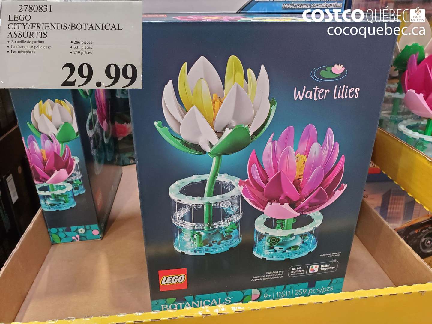 2780831 LEGO CITY/FRIENDS/BOTANICAL ASSORTIS $29.99