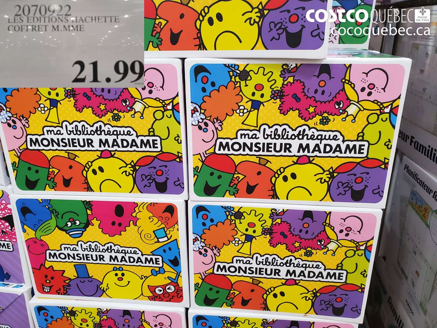 2070922 LES EDITIONS HACHETTE COFFRET M. MME $21.99