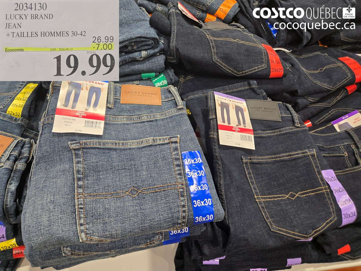 2034130 LUCKY BRAND JEAN ($7.00 INSTANT SAVINGS EXPIRES ON 2026-09-13) $19.99