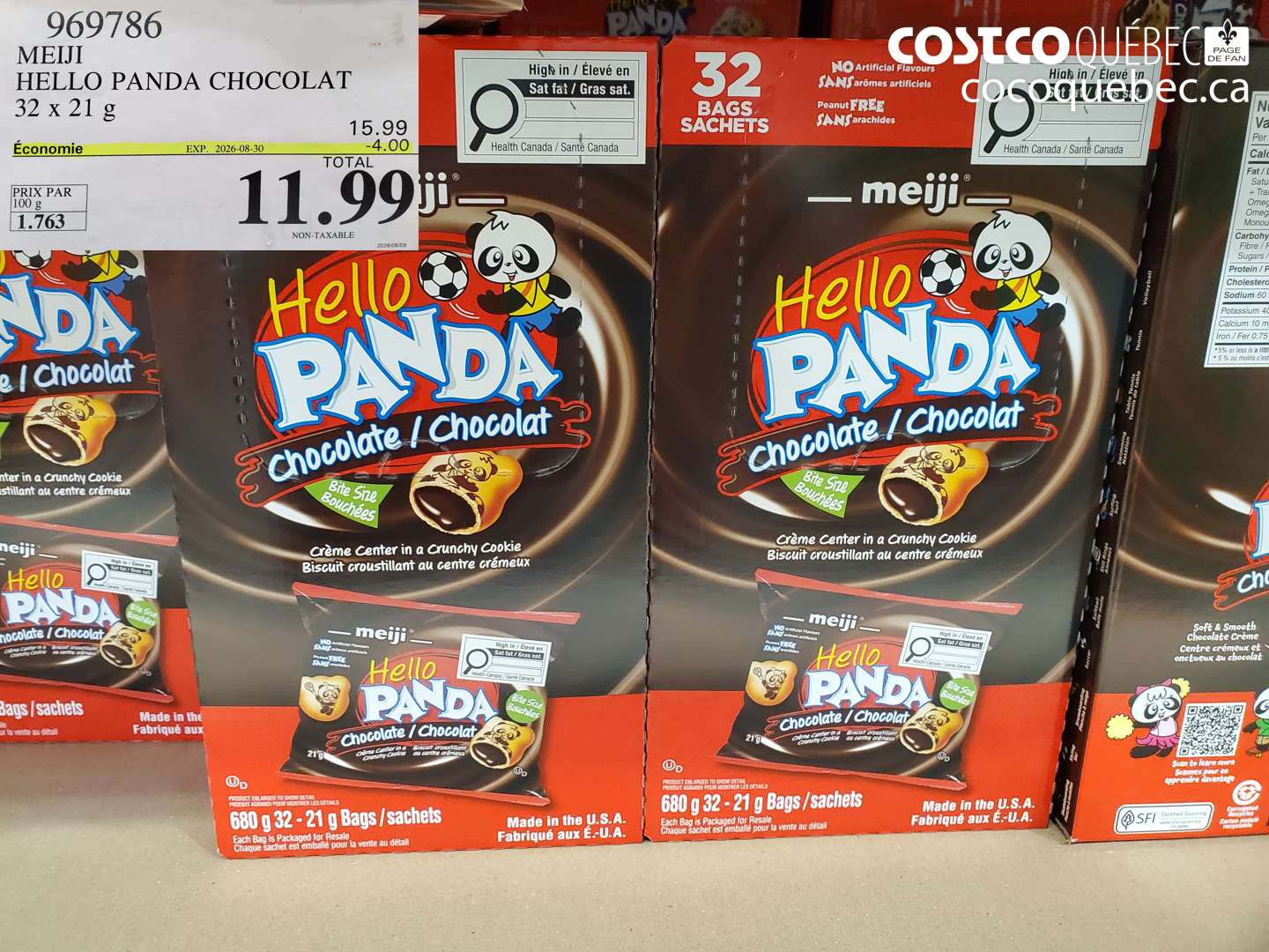 969786 MEIJI HELLO PANDA CHOCOLAT ($4.00 INSTANT SAVINGS EXPIRES ON 2026-08-30) $11.99