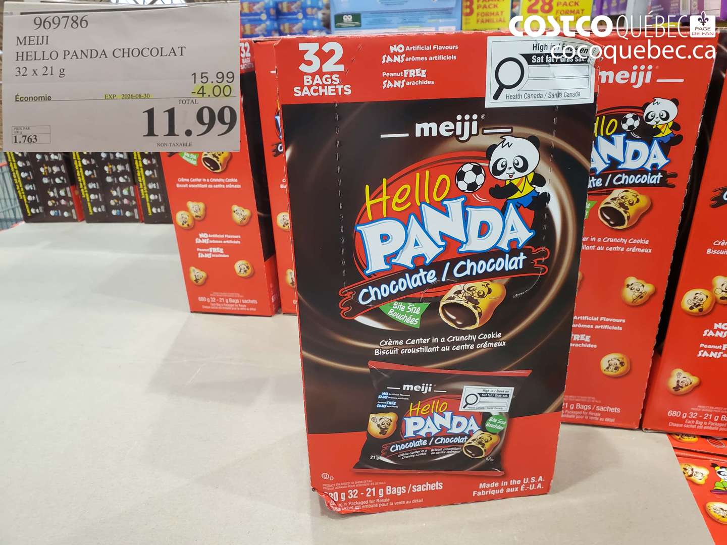 969786 MEIJI HELLO PANDA CHOCOLAT ($4.00 INSTANT SAVINGS EXPIRES ON 2026-08-30) $11.99