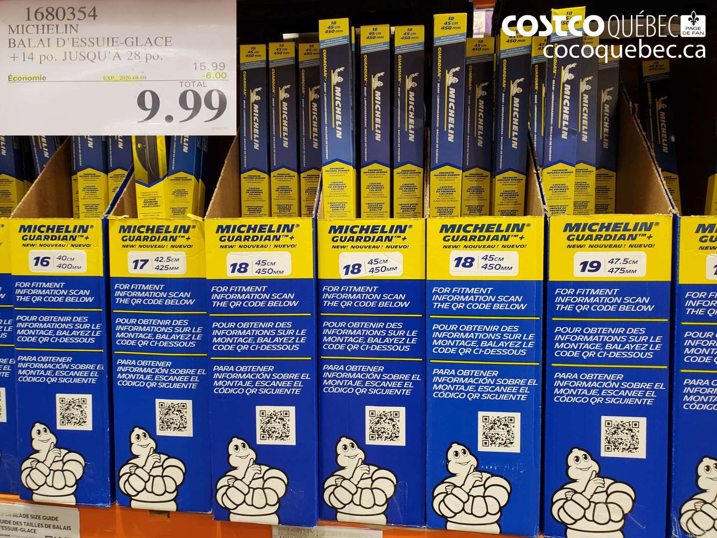 1680354 MICHELIN BALAI D'ESSUIE-GLACE +14 PO. JUSQU'A 28 PO ($6.00 INSTANT SAVINGS EXPIRES ON 2026-08-09) $9.99