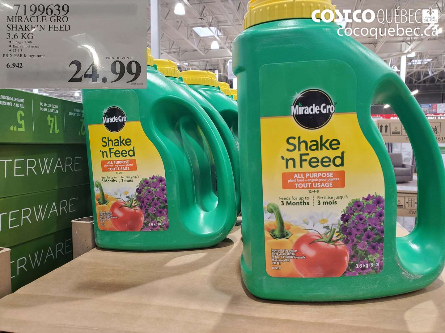 7199639 MIRACLE-GRO SHAKE'N FEED 3.6 KG $24.99