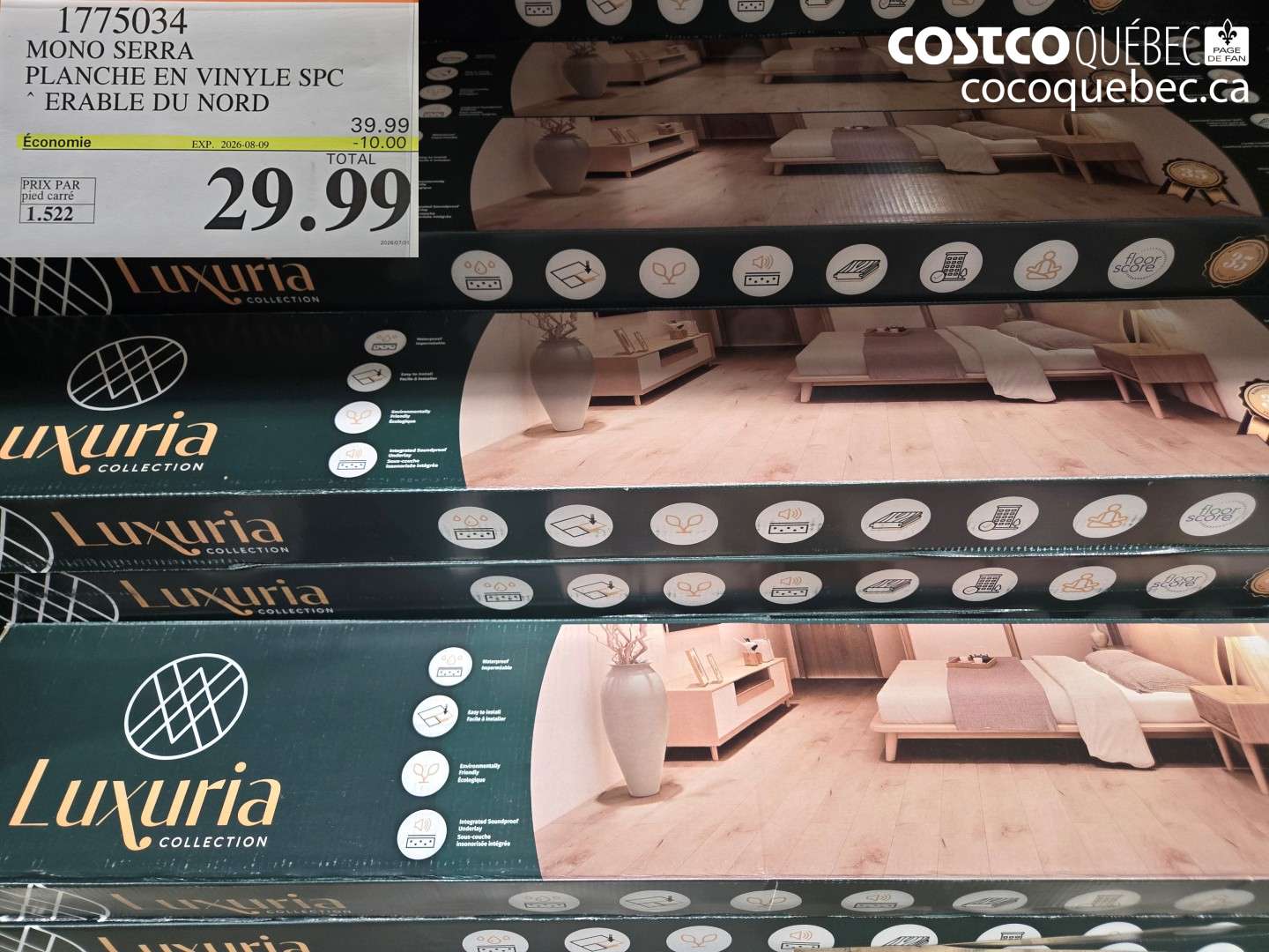 1775034 MONO SERRA PLANCHE EN VINYLE SPC ($10.00 INSTANT SAVINGS EXPIRES ON 2026-08-09) $29.99