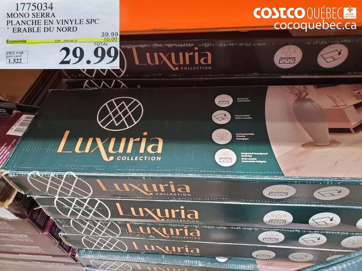 1775034 MONO SERRA PLANCHE EN VINYLE SPC ($10.00 INSTANT SAVINGS EXPIRES ON 2026-08-16) $29.99