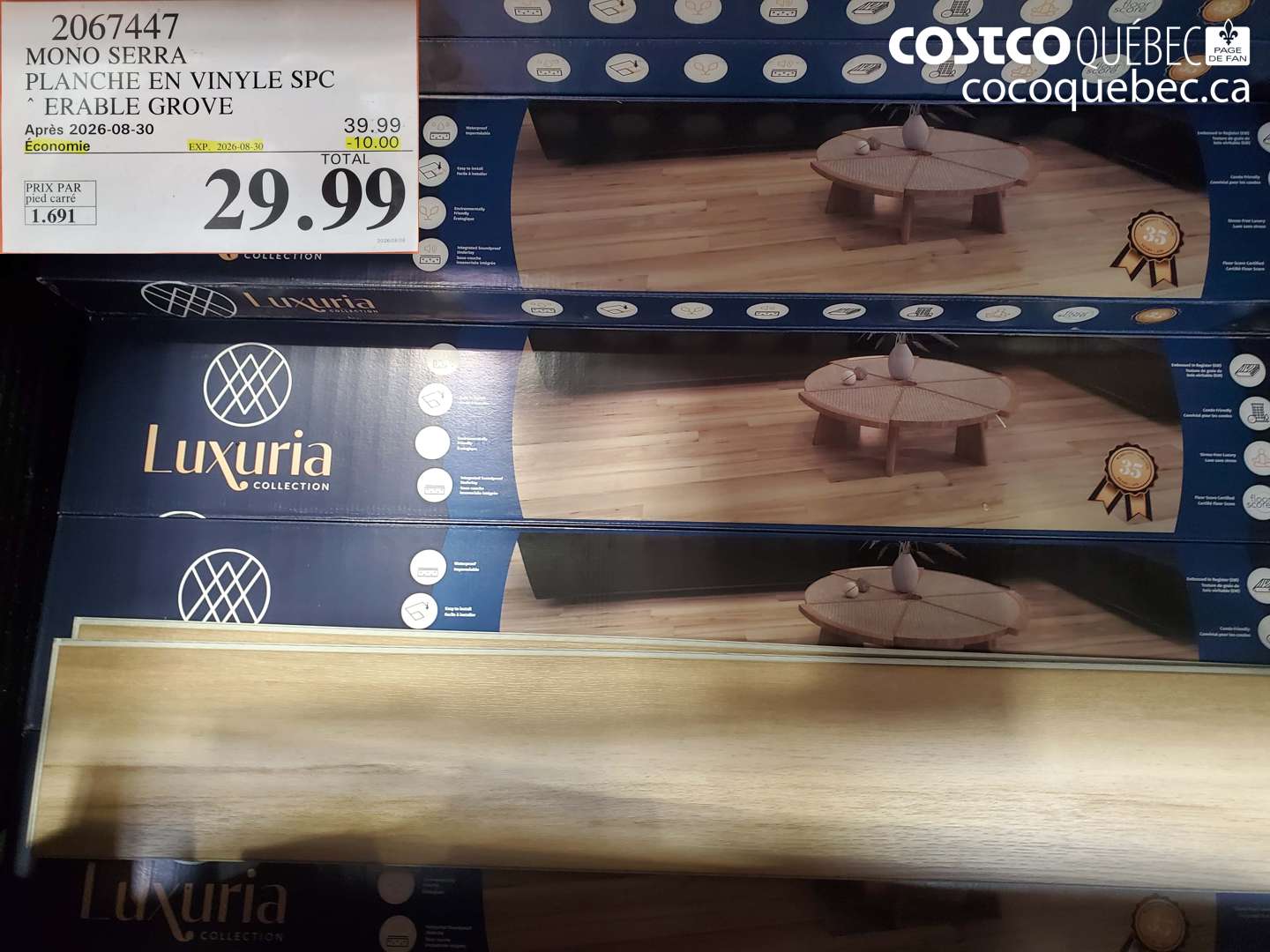 2067447 MONO SERRA PLANCHE EN VINYLE SPC ($10.00 INSTANT SAVINGS EXPIRES ON 2026-08-30) $29.99
