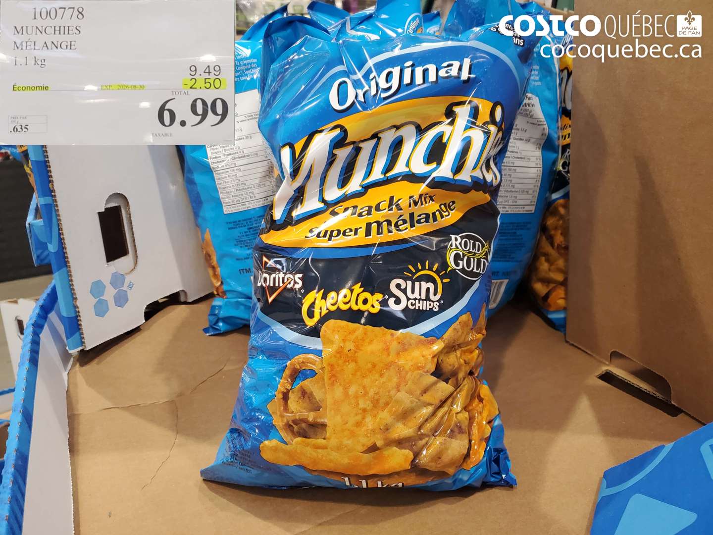 100778 MUNCHIES MÉLANGE ($2.50 INSTANT SAVINGS EXPIRES ON 2026-08-30) $6.99