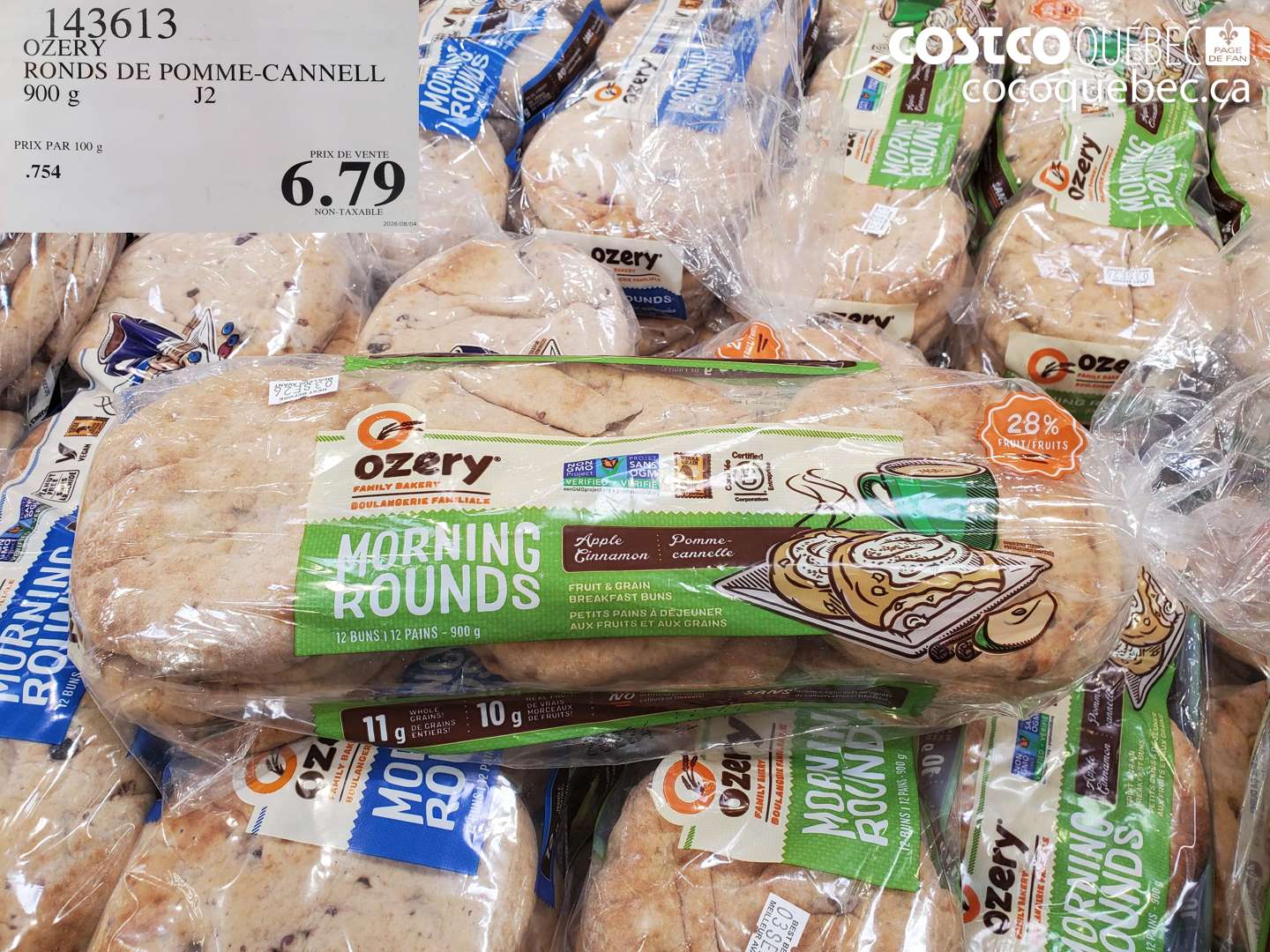 143613 OZERY RONDS DE POMME-CANNELL $6.79