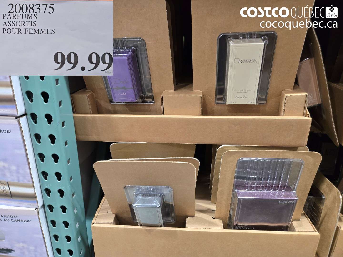 2008375 PARFUMS ASSORTIS POUR FEMMES $99.99