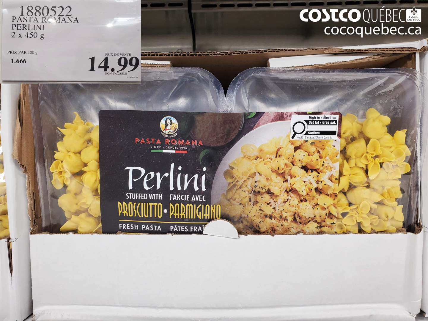 1880522 PASTA ROMANA PERLINI $14.99