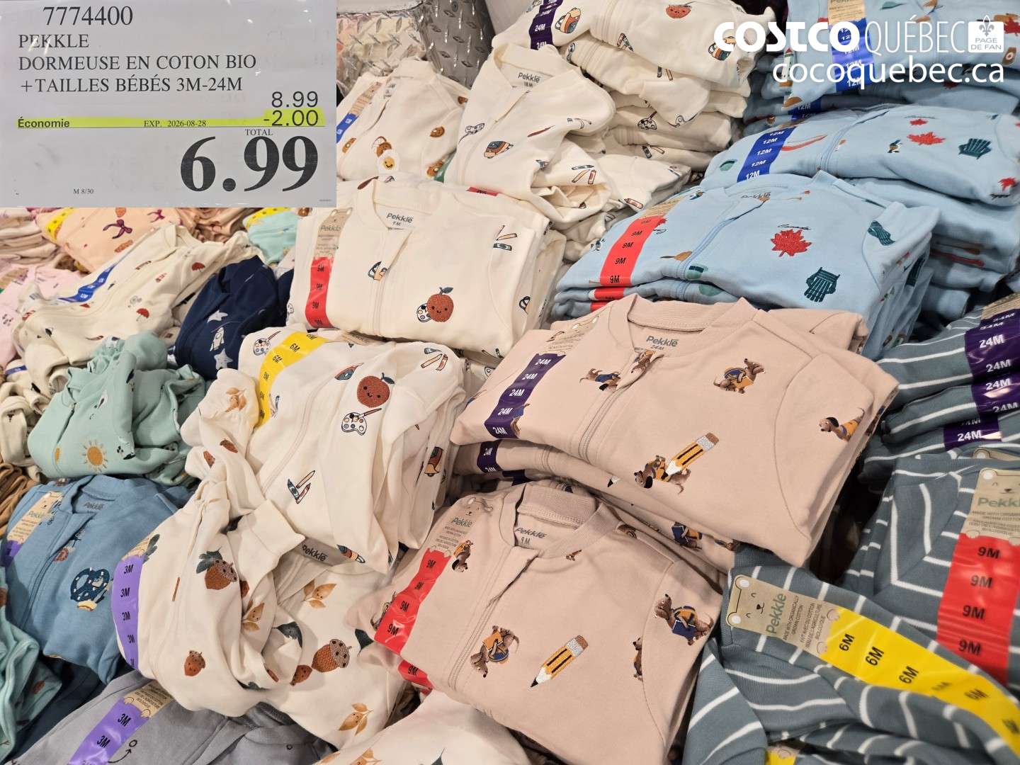 7774400 PEKKLE DORMEUSE EN COTON BIO ($2.00 INSTANT SAVINGS EXPIRES ON 2026-08-28) $6.99