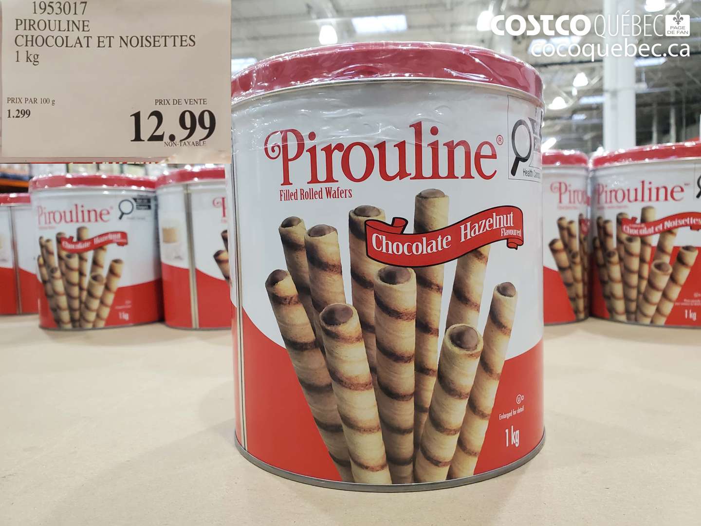 1953017 PIROULINE CHOCOLAT ET NOISETTES $12.99
