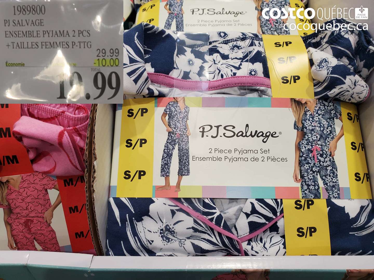 1989800 PJ SALVAGE ENSEMBLE PYJAMA 2 PCS ($10.00 INSTANT SAVINGS EXPIRES ON 2026-08-30) $19.99
