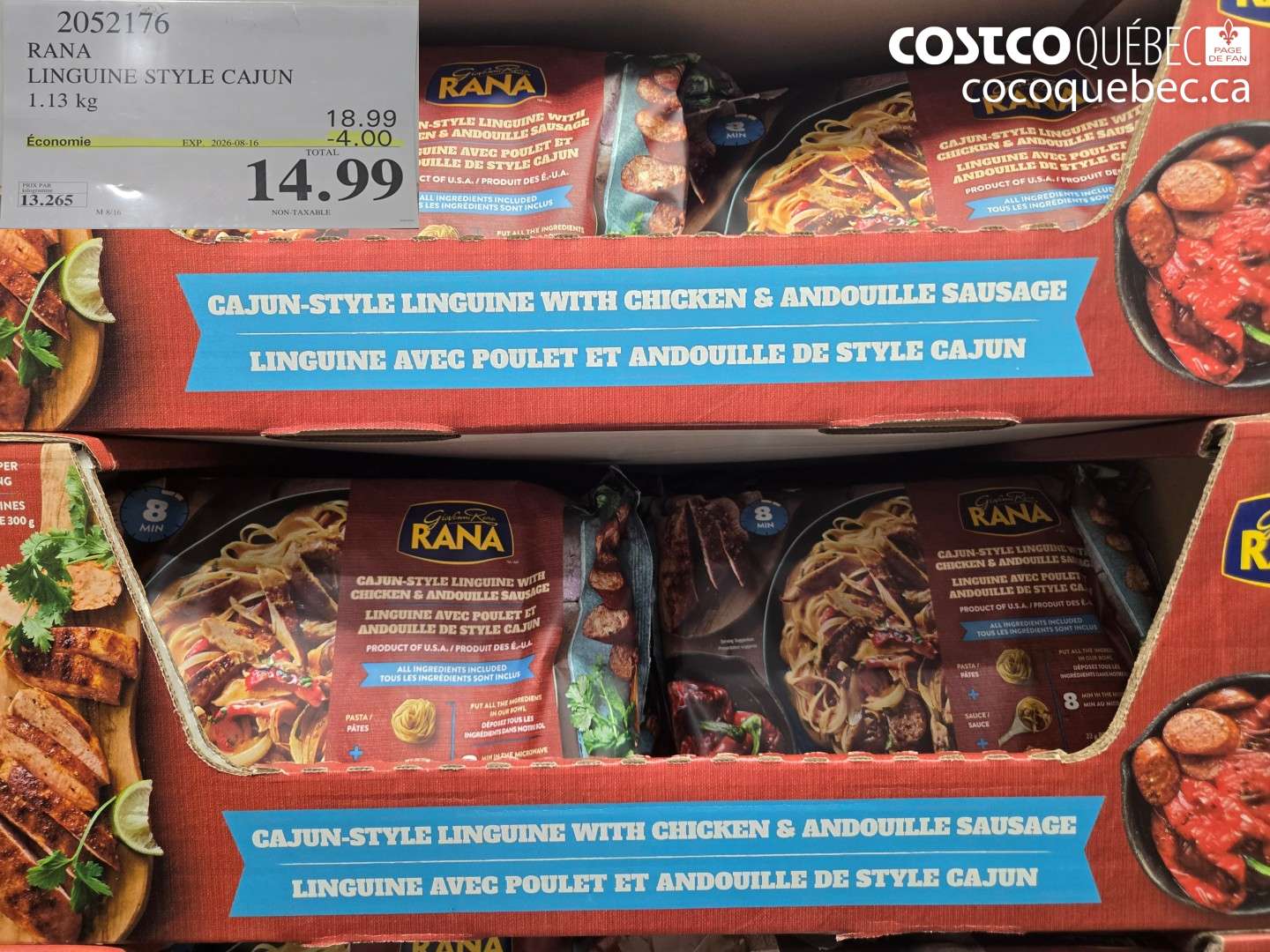 2052176 RANA LINGUINE STYLE CAJUN ($4.00 INSTANT SAVINGS EXPIRES ON 2026-08-16) $14.99