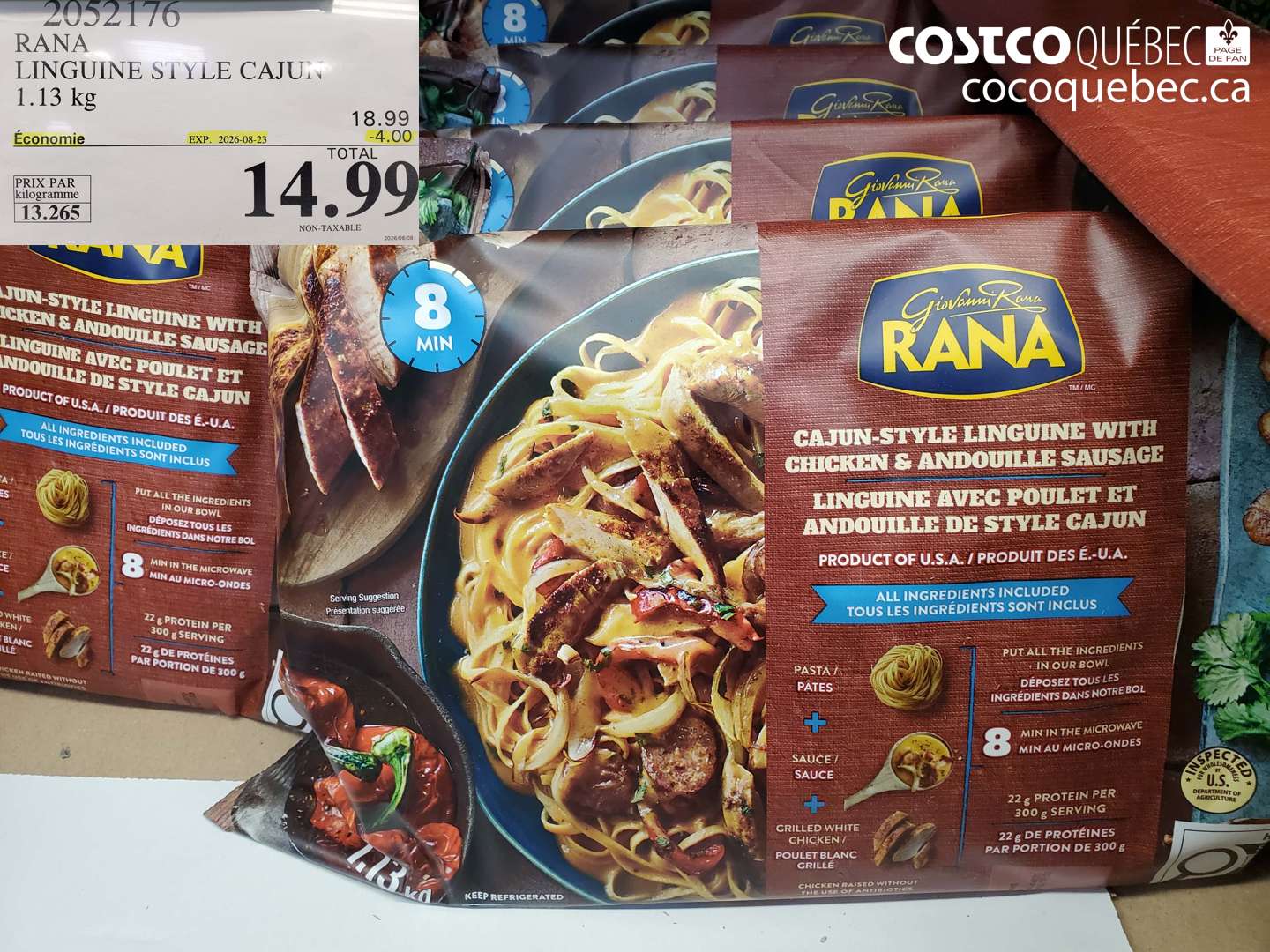 2052176 RANA LINGUINE STYLE CAJUN ($4.00 INSTANT SAVINGS EXPIRES ON 2026-08-23) $14.99