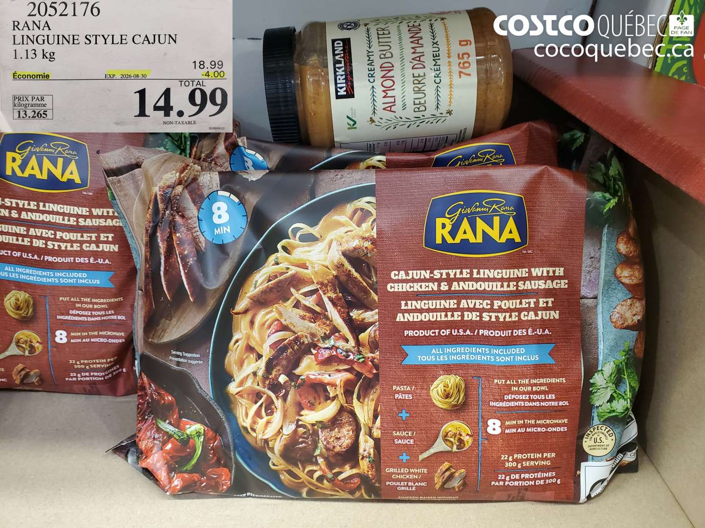 2052176 RANA LINGUINE STYLE CAJUN ($4.00 INSTANT SAVINGS EXPIRES ON 2026-08-30) $14.99