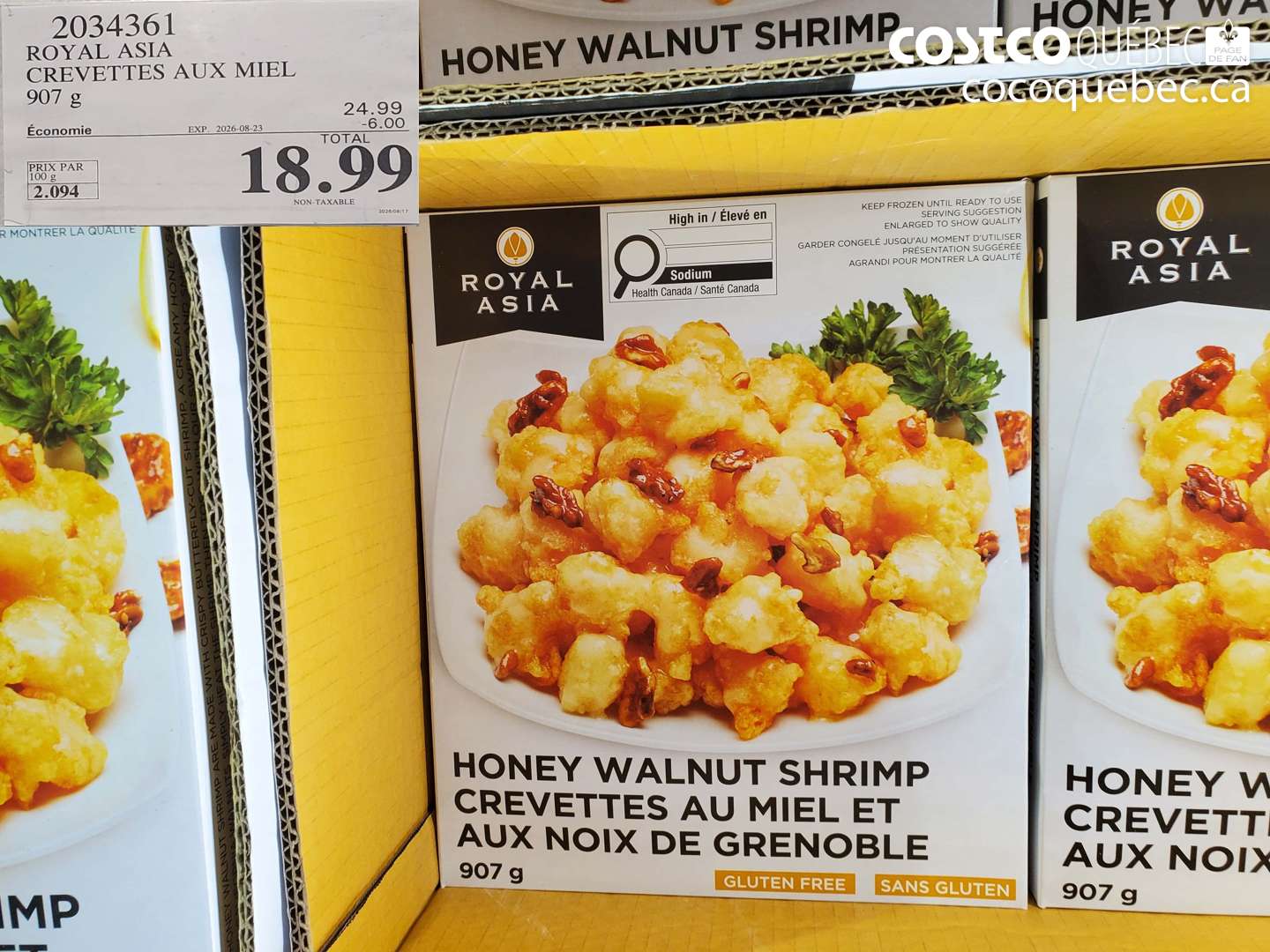 2034361 ROYAL ASIA CREVETTES AUX MIEL ($6.00 INSTANT SAVINGS EXPIRES ON 2026-08-23) $18.99