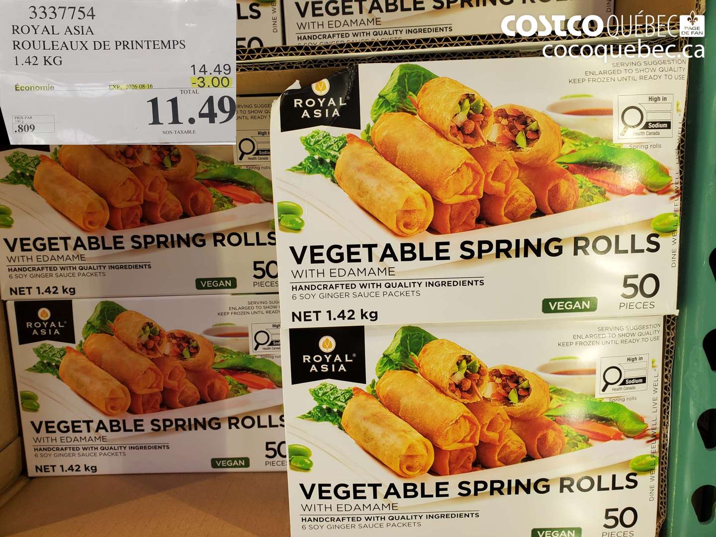 3337754 ROYAL ASIA ROULEAUX DE PRINTEMPS ($3.00 INSTANT SAVINGS EXPIRES ON 2026-08-16) $11.49