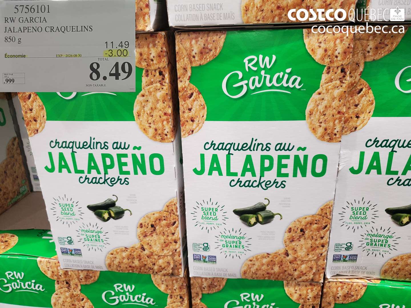 5756101 RW GARCIA JALAPENO CRAQUELINS ($3.00 INSTANT SAVINGS EXPIRES ON 2026-08-30) $8.49