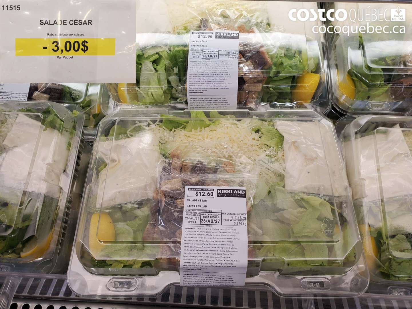 11515 SALADE CÉSAR ($3.00 INSTANT SAVINGS)