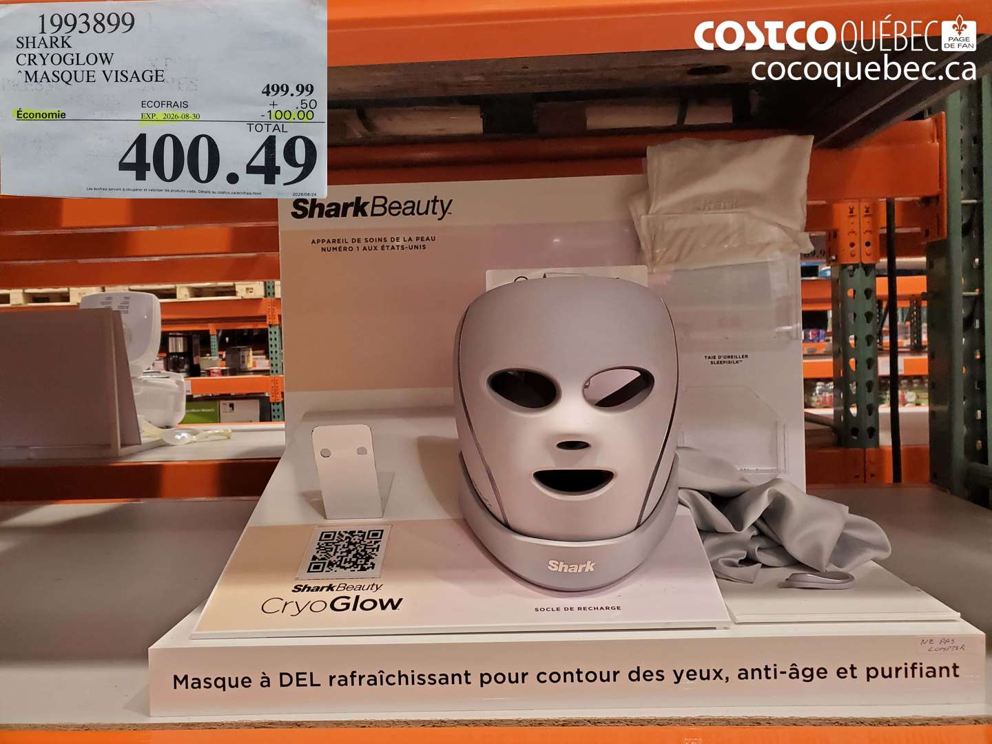 1993899 SHARK CRYOGLOW MASQUE VISAGE ($100.00 INSTANT SAVINGS EXPIRES ON 2026-08-30) $400.49