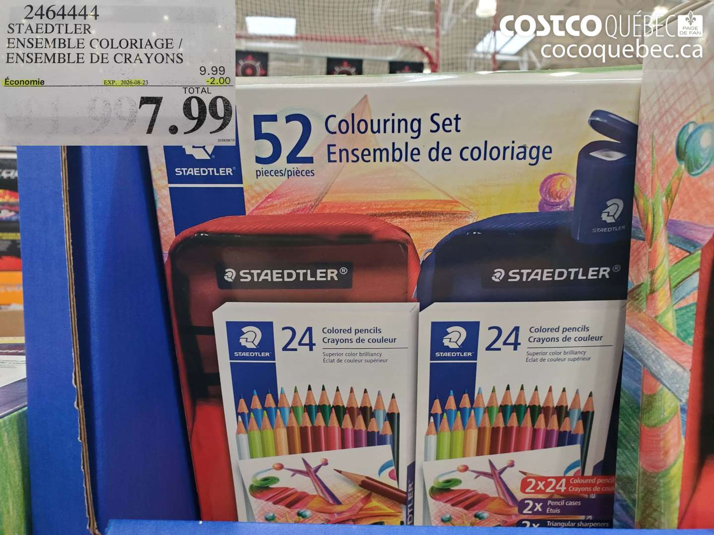 2464444 STAEDTLER ENSEMBLE COLORIAGE / ENSEMBLE DE CRAYONS ($2.00 INSTANT SAVINGS EXPIRES ON 2026-08-23) $7.99