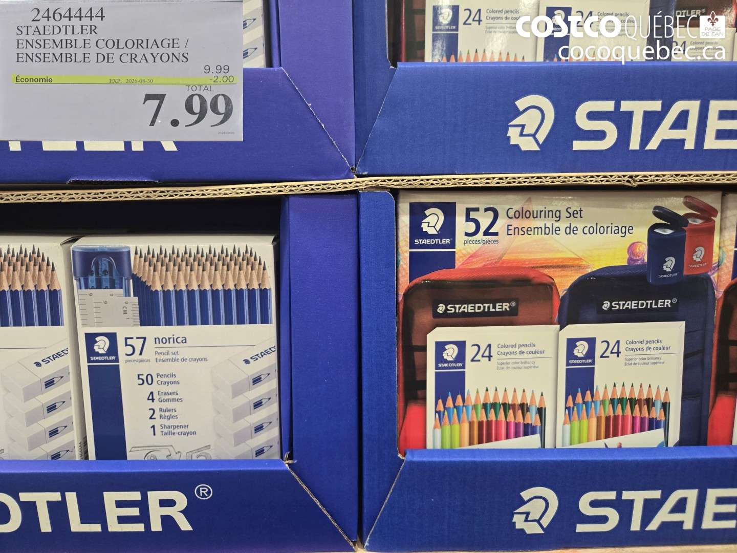 2464444 STAEDTLER ENSEMBLE COLORIAGE / ENSEMBLE DE CRAYONS ($2.00 INSTANT SAVINGS EXPIRES ON 2026-08-30) $7.99