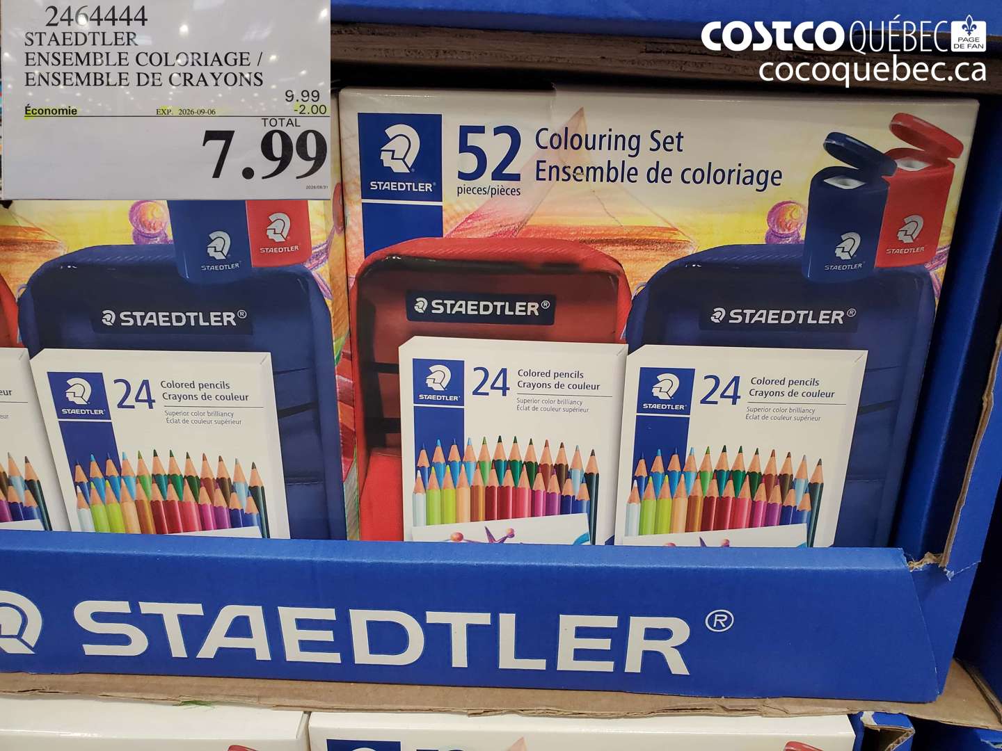 2464444 STAEDTLER ENSEMBLE COLORIAGE / ENSEMBLE DE CRAYONS ($2.00 INSTANT SAVINGS EXPIRES ON 2026-09-06) $7.99