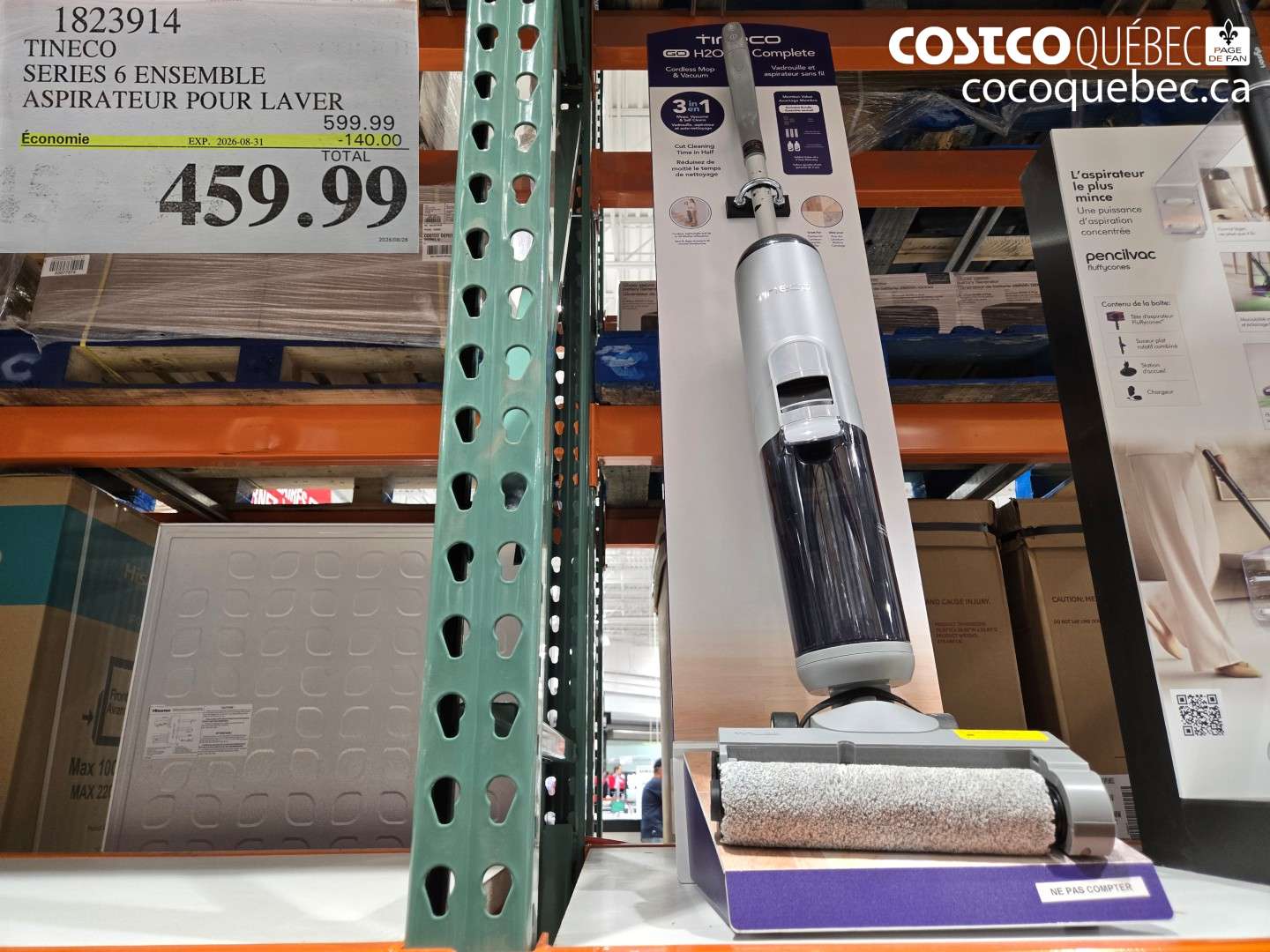 1823914 TINECO SERIES 6 ENSEMBLE ASPIRATEUR POUR LAVER ($140.00 INSTANT SAVINGS EXPIRES ON 2026-08-31) $459.99
