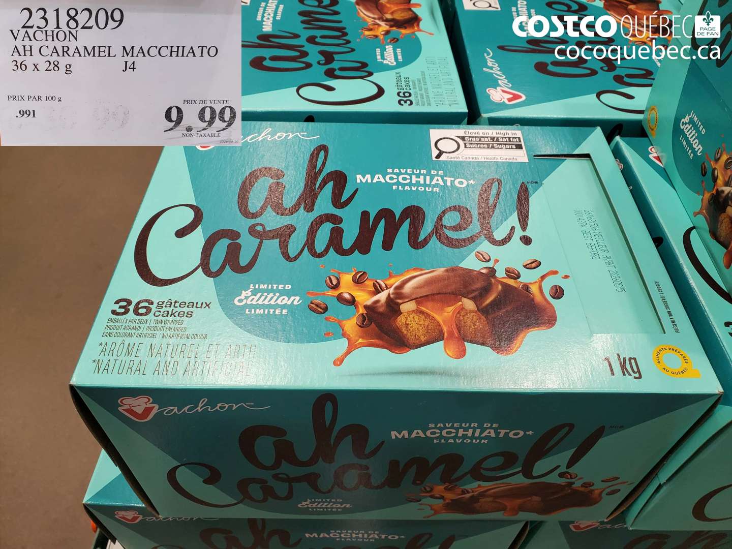 2318209 VACHON AH CARAMEL MACCHIATO $9.99