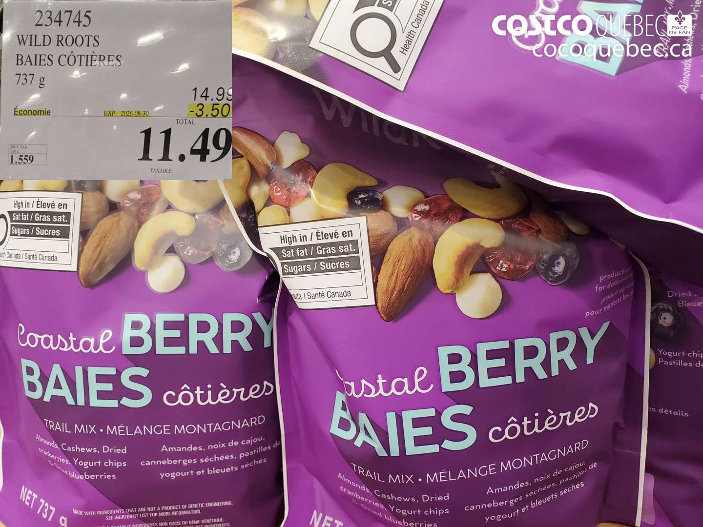 234745 WILD ROOTS BAIES CÔTIÈRES ($3.50 INSTANT SAVINGS EXPIRES ON 2026-08-30) $11.49