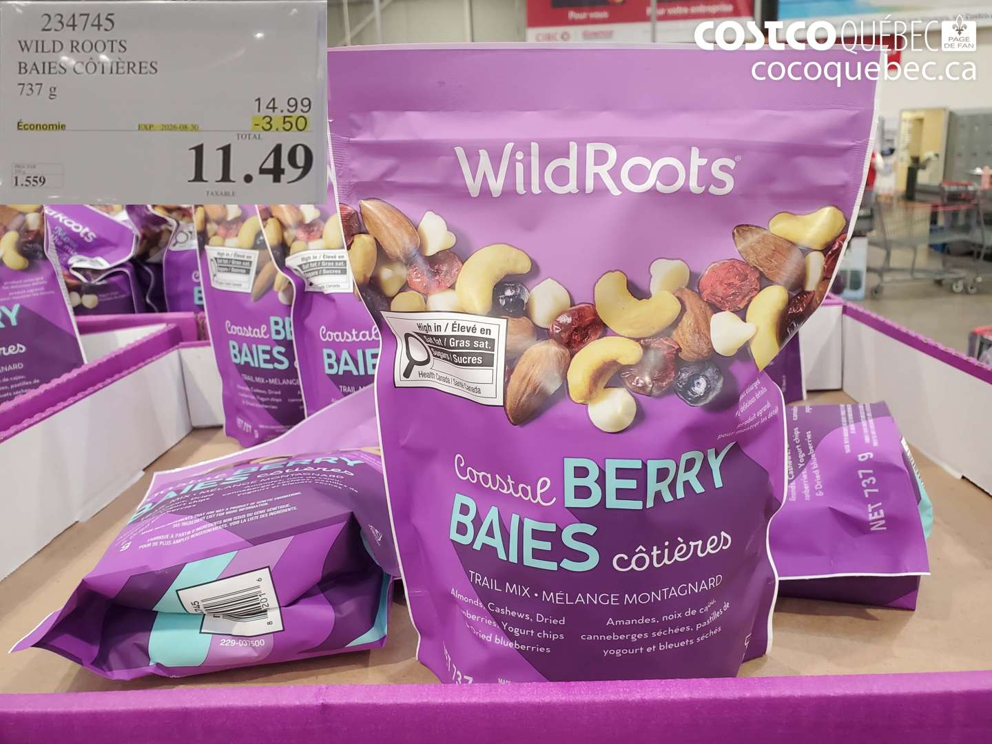 234745 WILD ROOTS BAIES CÔTIÈRES ($3.50 INSTANT SAVINGS EXPIRES ON 2026-05-10) $11.49