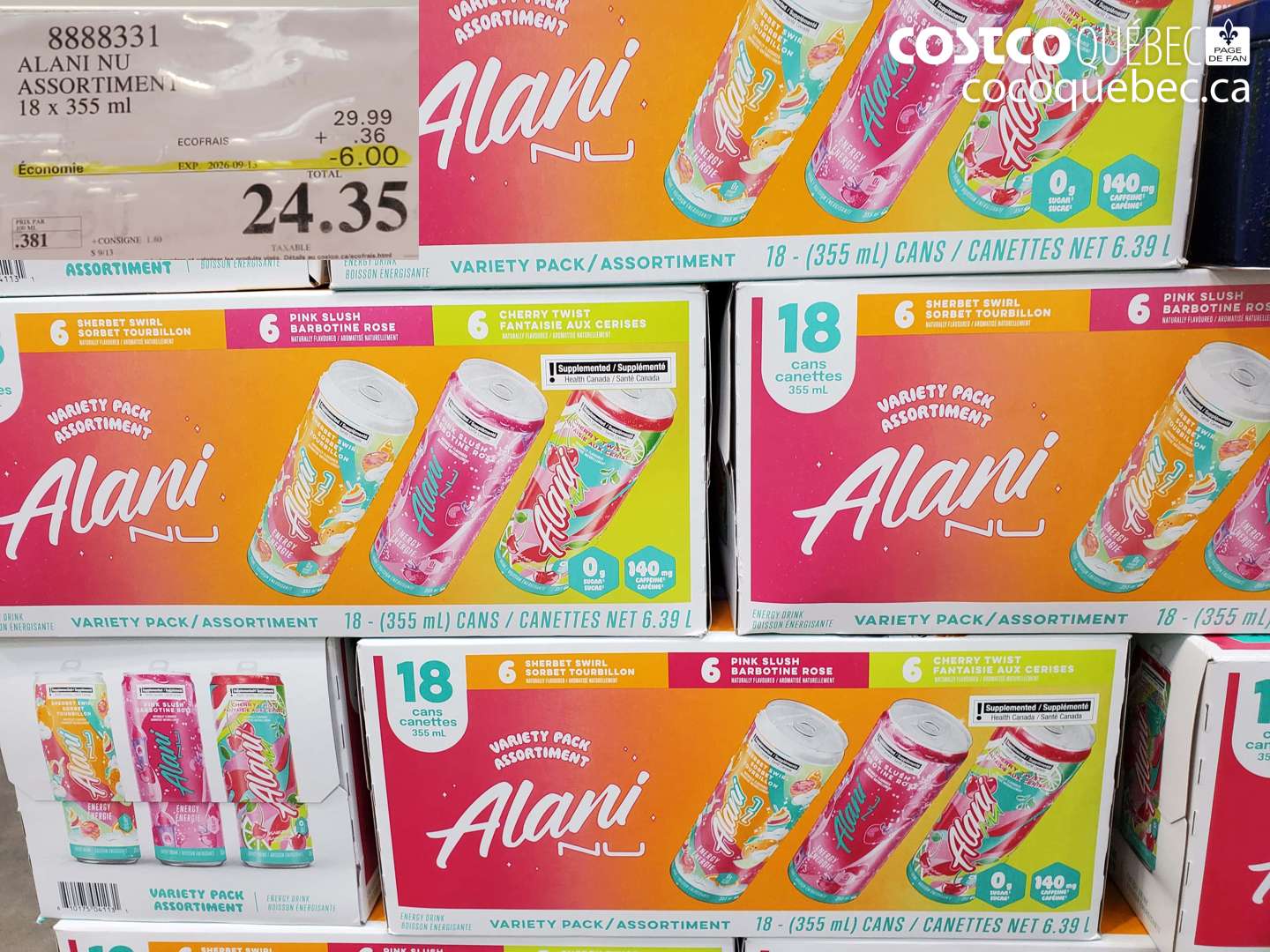 8888331 ALANI NU ASSORTIMENT ($6.00 INSTANT SAVINGS EXPIRES ON 2026-09-13) $24.35