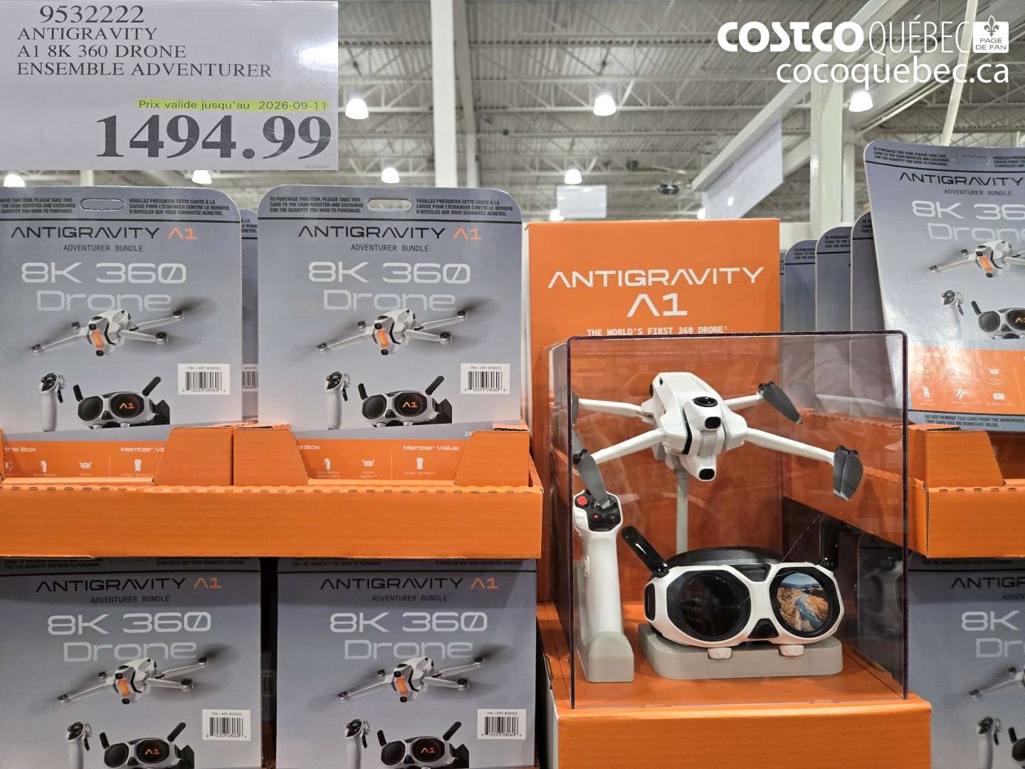 9532222 ANTIGRAVITY A1 8K 360 DRONE ENSEMBLE ADVENTURER (EXPIRES ON 2026-09-11) $1494.99