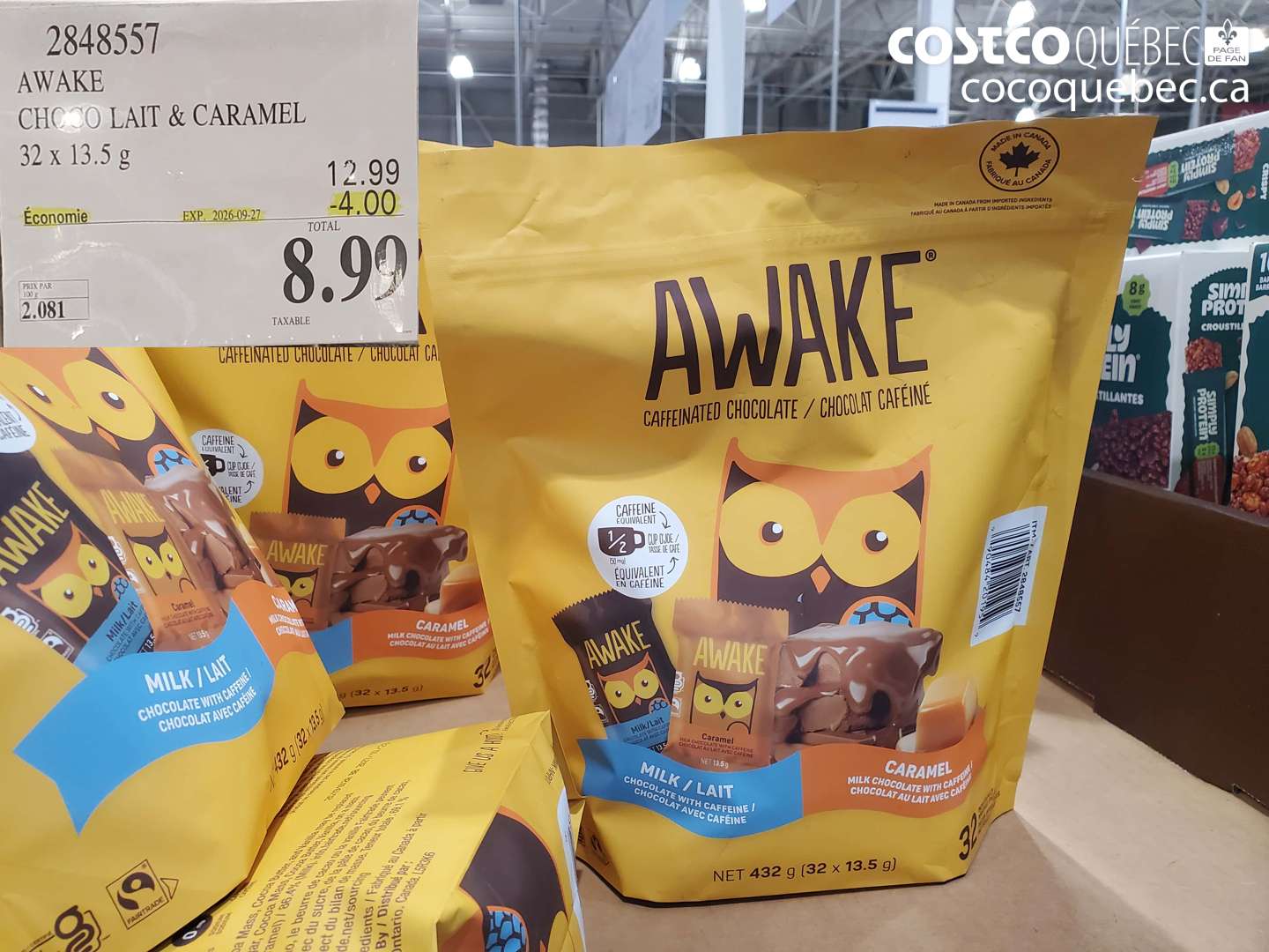 2848557 AWAKE CHOCOLAIT & CARAMEL ($4.00 INSTANT SAVINGS EXPIRES ON 2026-09-27) $8.99