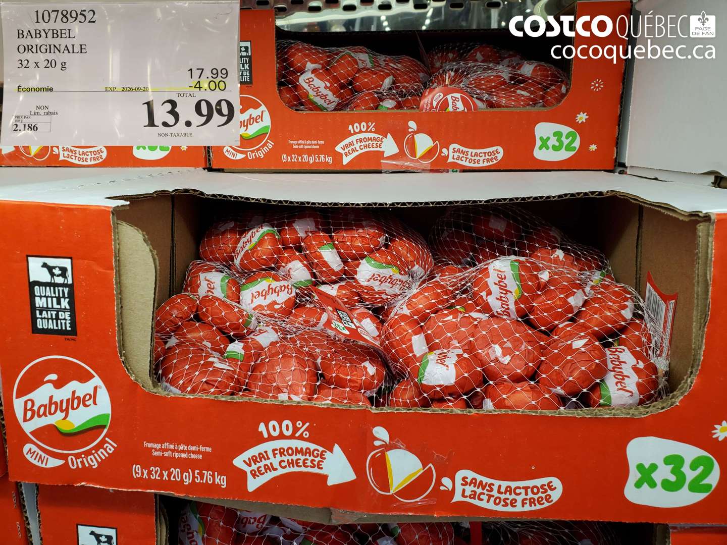 1078952 BABYBEL ORIGINALE ($4.00 INSTANT SAVINGS EXPIRES ON 2026-09-20) $13.99