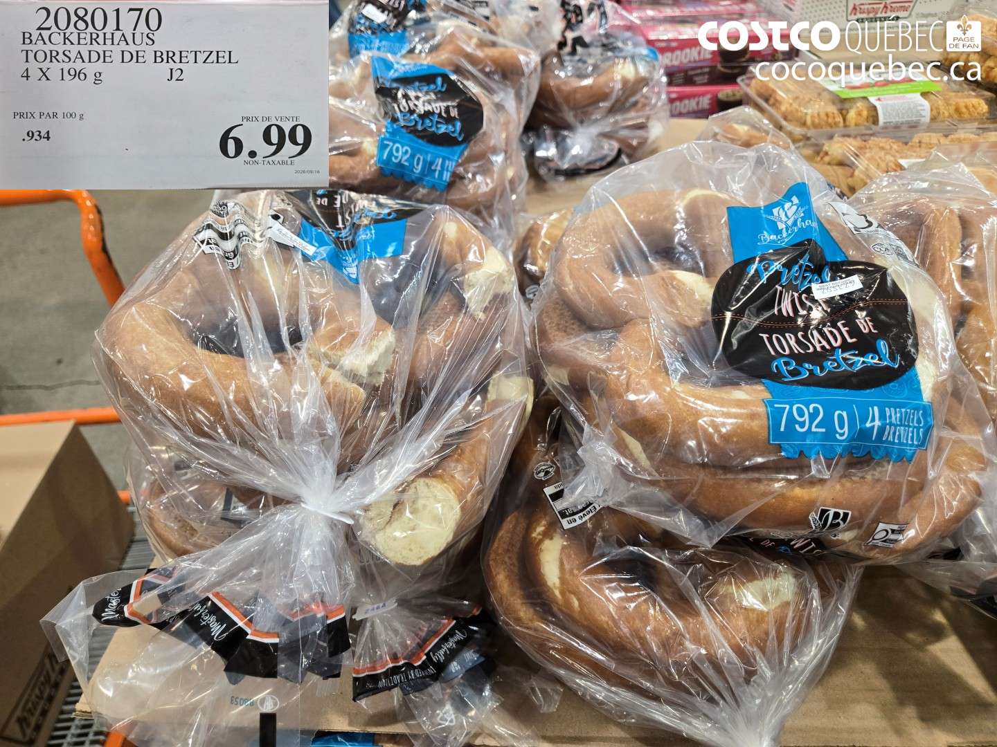 2080170 BACKERHAUS TORSADE DE BRETZEL 4 X 196 G $6.99