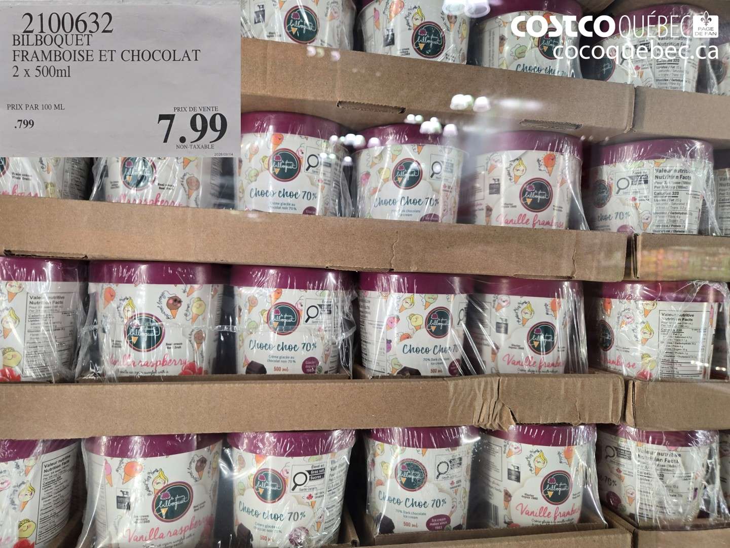 2100632 BILBOQUET FRAMBOISE ET CHOCOLAT $7.99