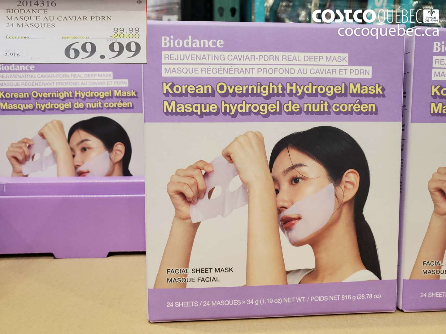 2014316 BIODANCE MASQUE AU CAVIAR PDRN 24 MASQUES ($20.00 INSTANT SAVINGS EXPIRES ON 2026-09-13) $69.99