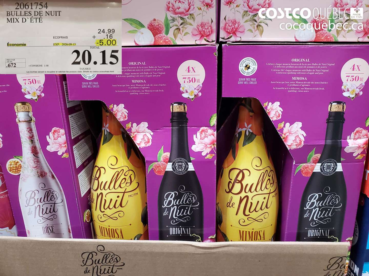 2061754 BULLES DE NUIT MIX D'ÉTÉ ($5.00 INSTANT SAVINGS EXPIRES ON 2026-09-13) $20.15