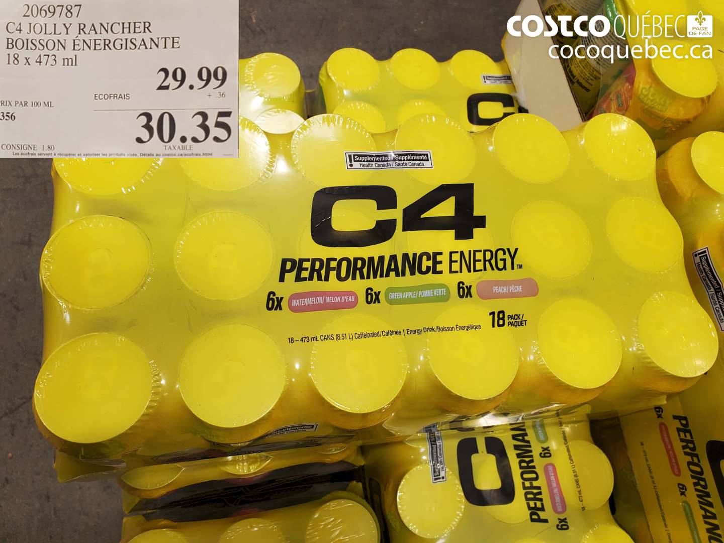 2069787 C4 JOLLY RANCHER BOISSON ÉNERGISANTE $29.99