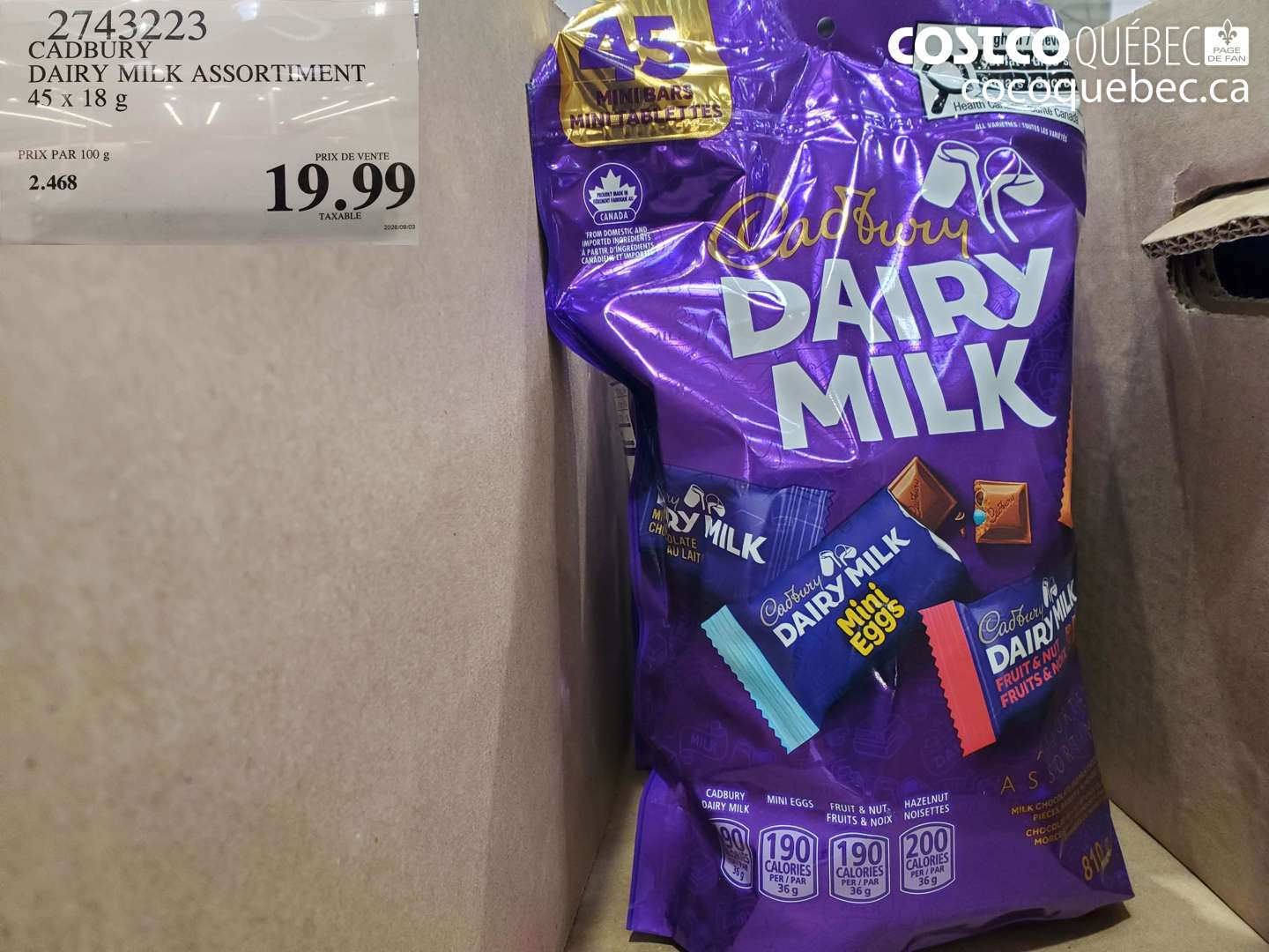 2743223 CADBURY DAIRY MILK ASSORTIMENT $19.99