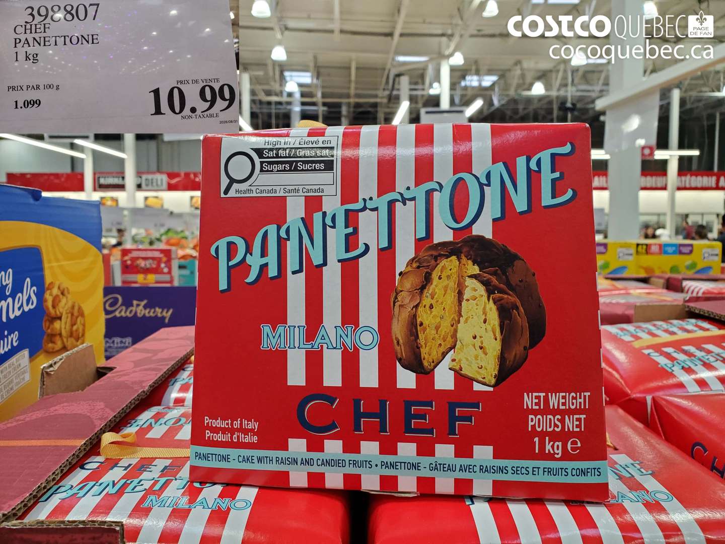 398807 CHEF PANETTONE $10.99