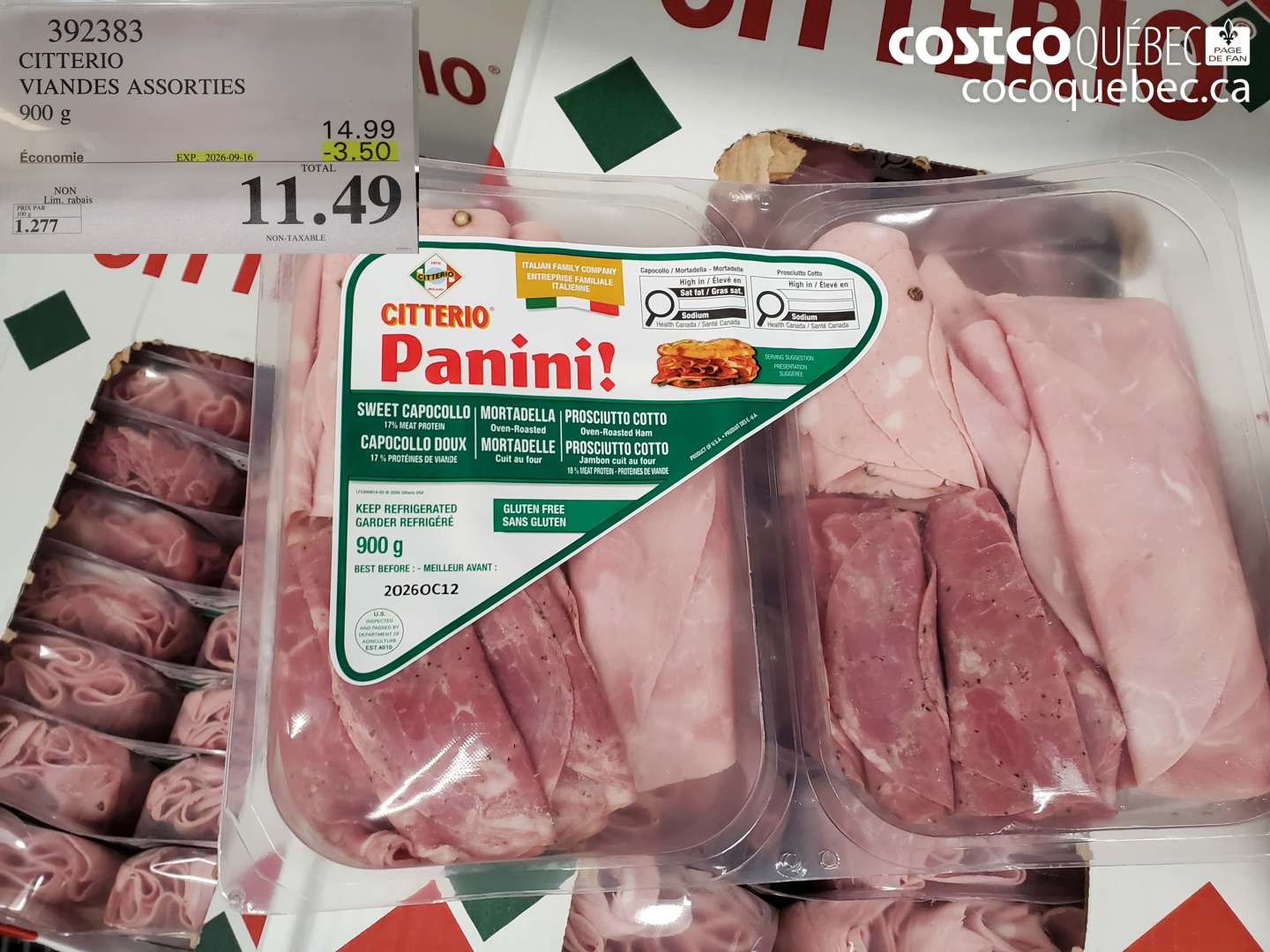392383 CITTERIO VIANDES ASSORTIES ($3.50 INSTANT SAVINGS EXPIRES ON 2026-09-16) $11.49