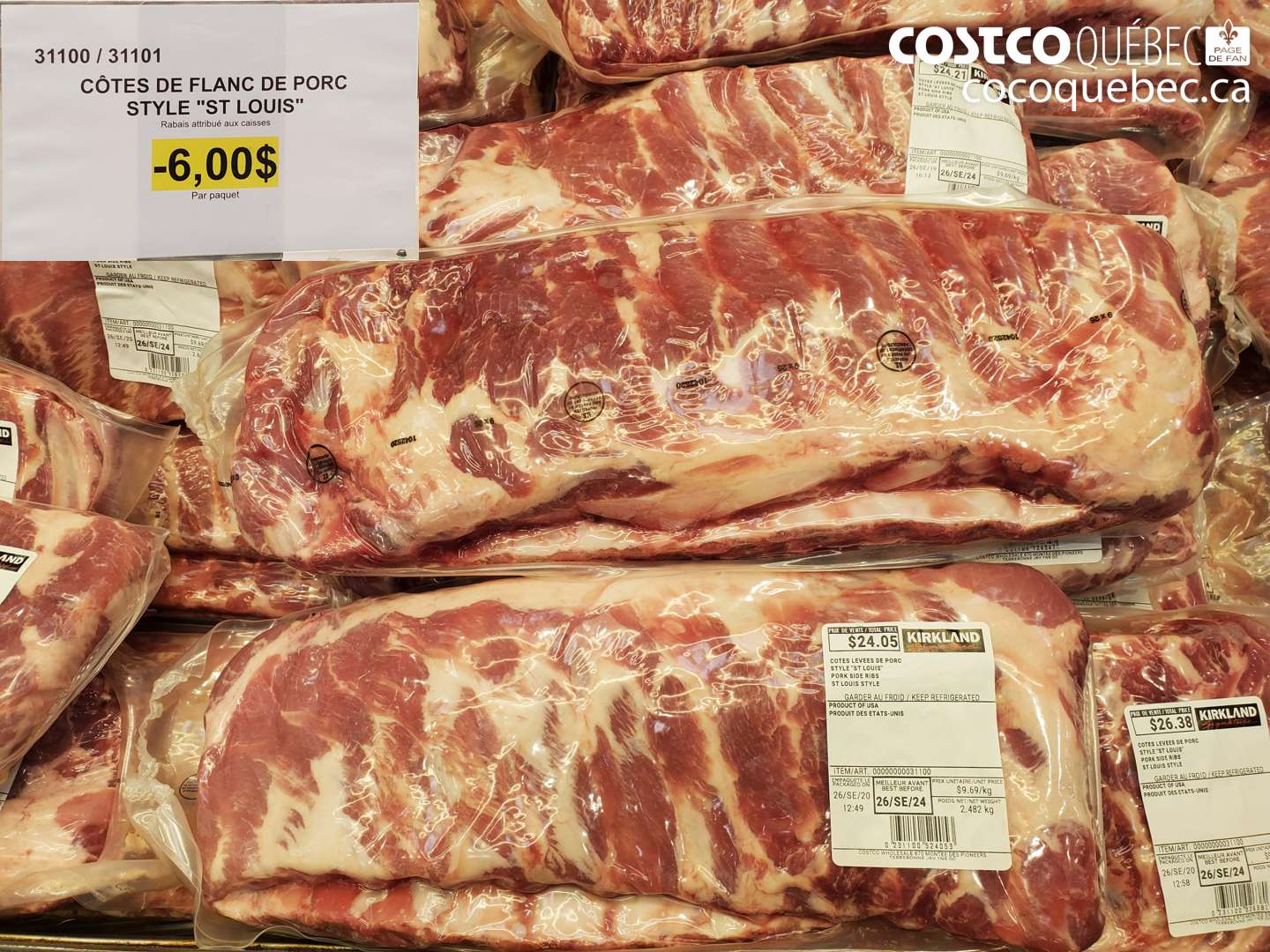 31100 CÔTES DE FLANC DE PORC STYLE