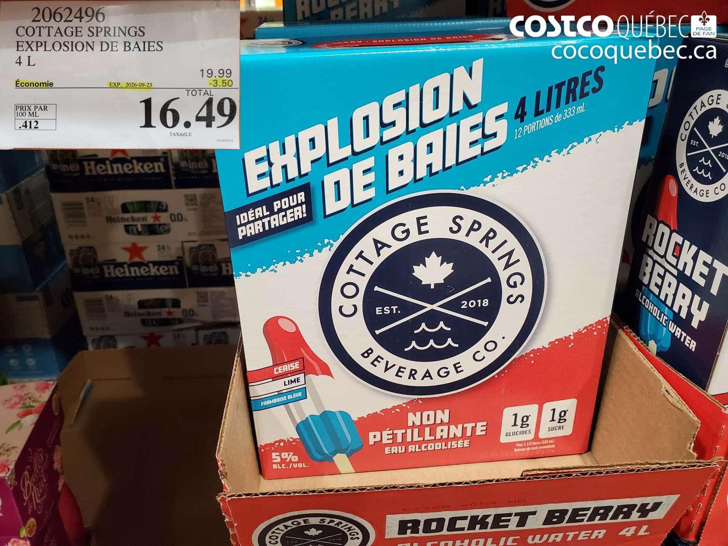 2062496 COTTAGE SPRINGS EXPLOSION DE BAIES 4 L ($3.50 INSTANT SAVINGS EXPIRES ON 2026-09-23) $16.49
