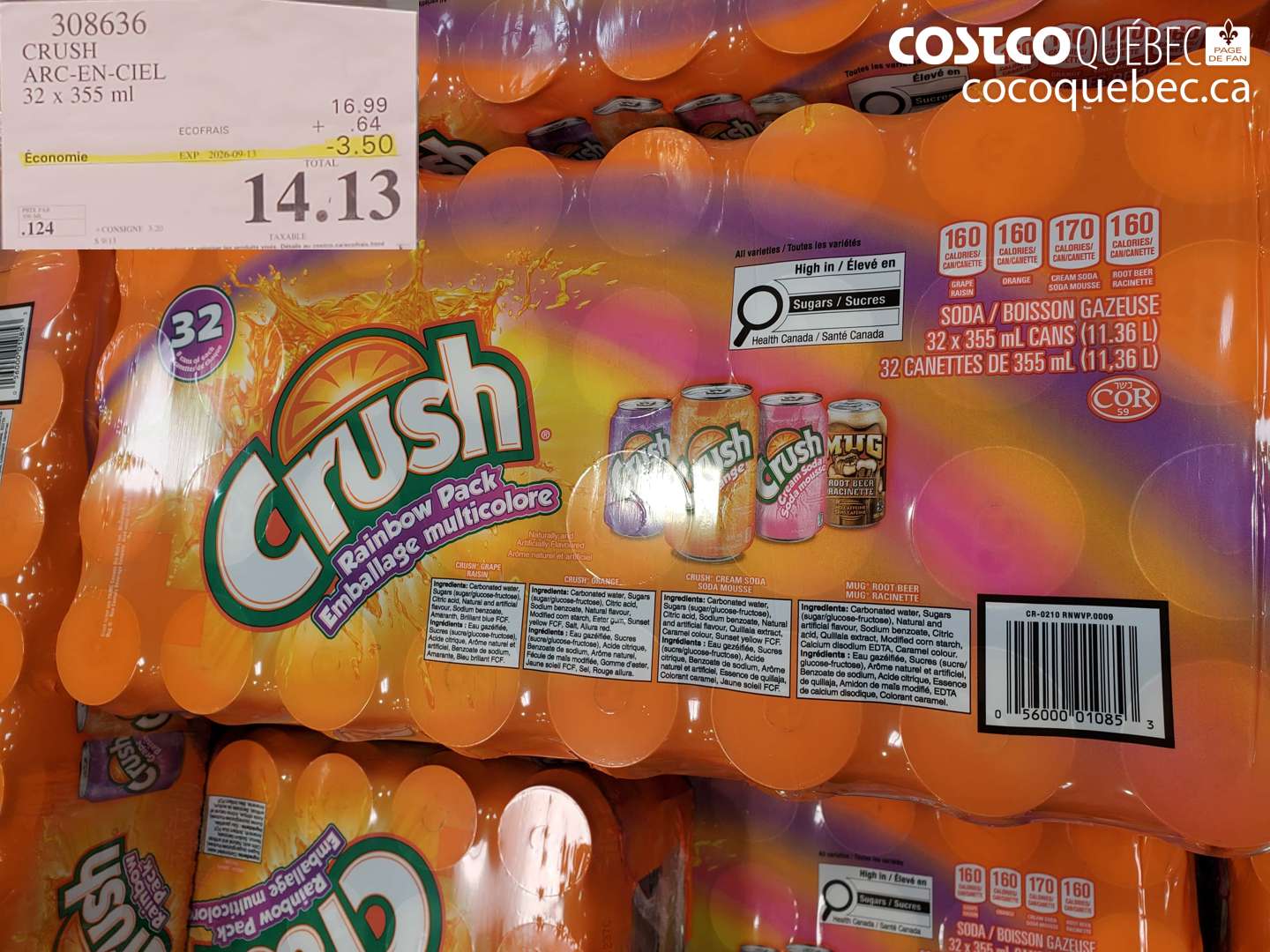 308636 CRUSH ARC-EN-CIEL ($3.50 INSTANT SAVINGS EXPIRES ON 2026-09-13) $14.13