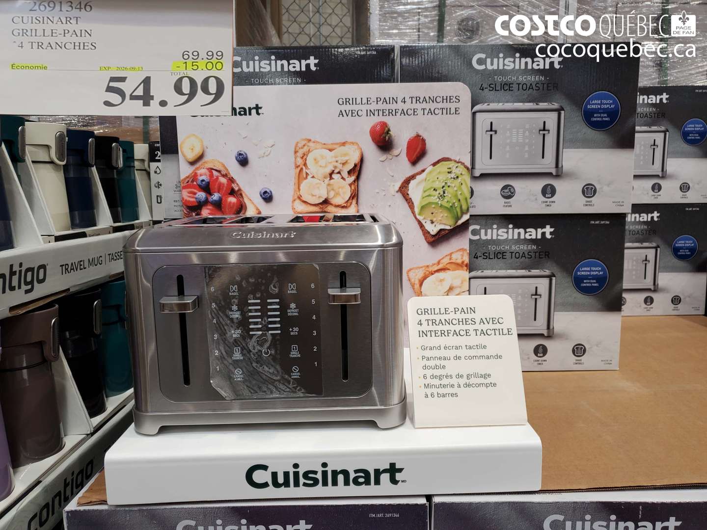 2691346 CUISINART GRILLE-PAIN ($15.00 INSTANT SAVINGS EXPIRES ON 2026-09-13) $54.99