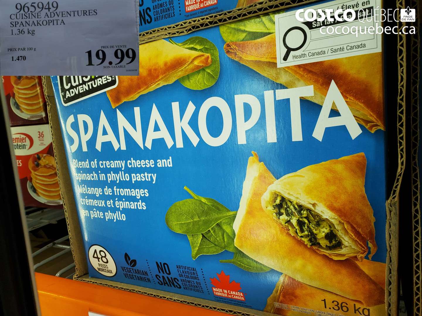 965949 CUISINE ADVENTURES SPANAKOPITA $19.99
