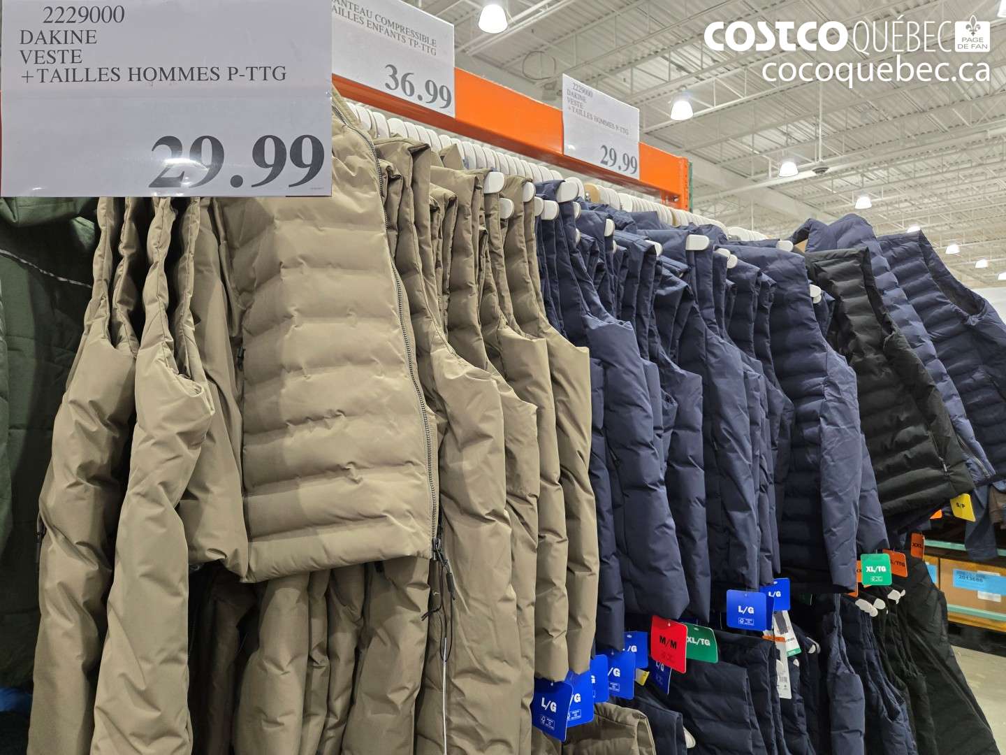 2229000 DAKINE VESTE + TAILLES HOMMES P-TTG $29.99